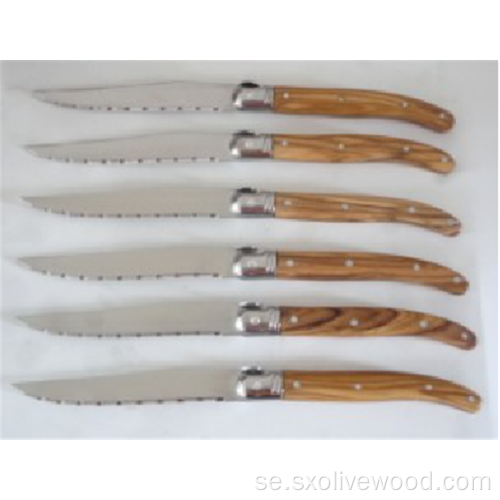 Olive Wood Steak Knives